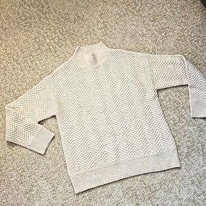 Cream Evereve Sweater
